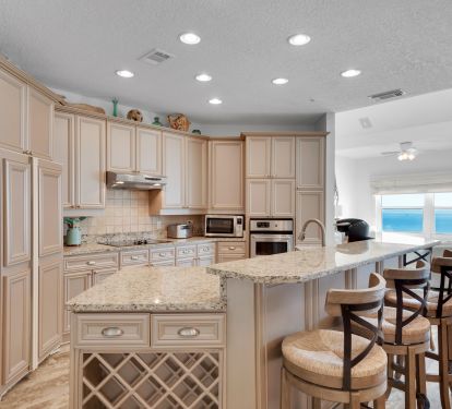 Kitchen with Bar Seating