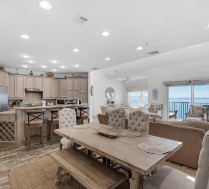 Dining Area with open Views of the Kitchen and Living