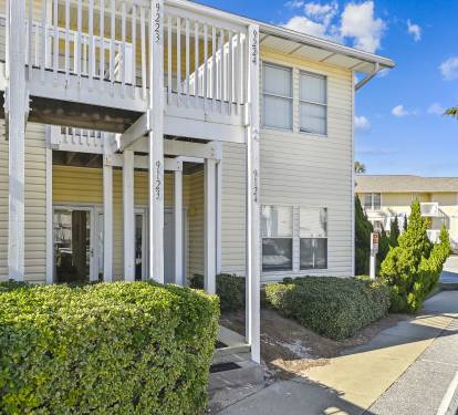 Front of Condo. Downstairs unit