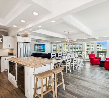 Kitchen and Living Room