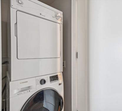 Washer and dryer