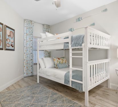 Guest Bedroom #1 with Double Bunk Bed