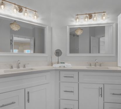 Primary Bathroom with Double Vanities