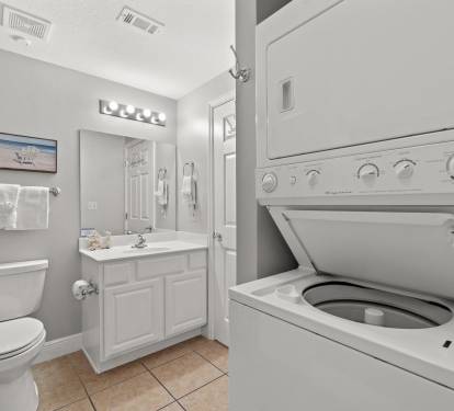 Master Bathroom with Laundry Unit