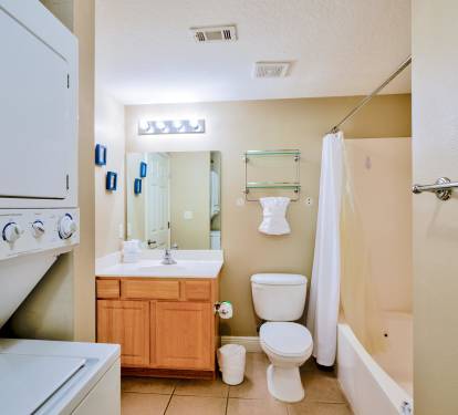 Master Bathroom with Laundry Unit