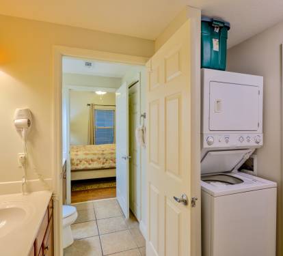 Master Bathroom with Laundry Unit