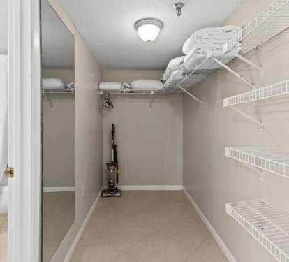 master bathroom/walk in closet