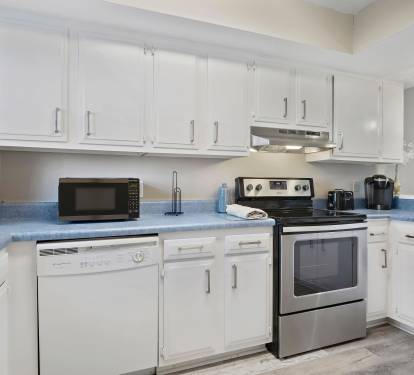beautiful kitchen  with a keurig
