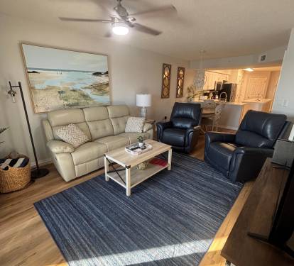 Living room with 2 recliners.