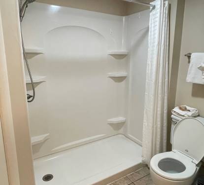 New walk in shower