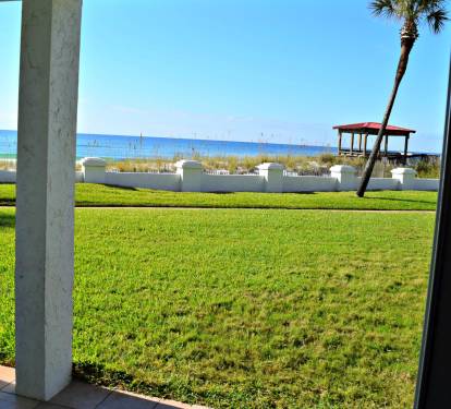 Patio from the Master bedroom.