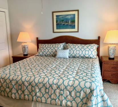 King Bed in Master Bedroom
