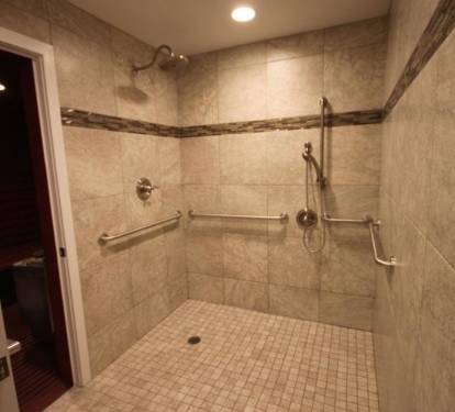 Shower to rinse off