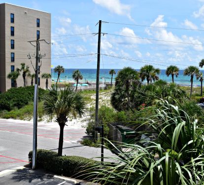 View from your balcony - Gulf is just steps away.