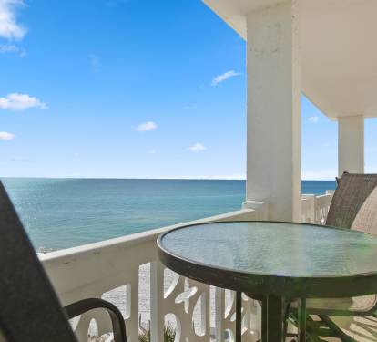 Balcony view of the gulf