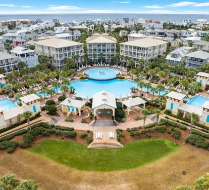 Take a Dip in the 12,000 Sq. Ft Lagoon Pool!