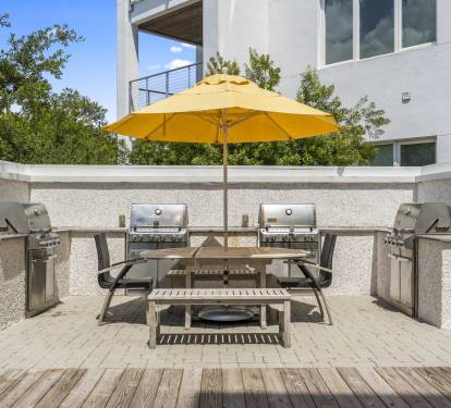 Grill Up Dinner Poolside with Friends!