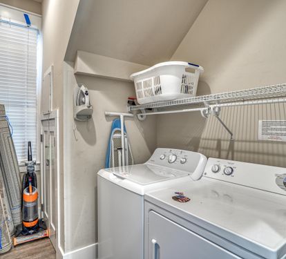 Laundry day made easy — this room’s got your back (and your beach towels)