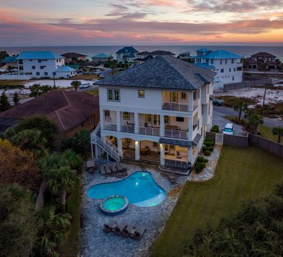 Aerial View of Glam Clam