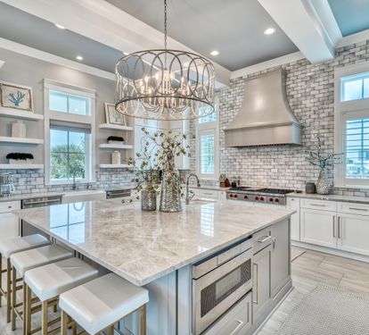 World class kitchen with bar seating for 4.