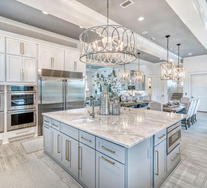 World class kitchen with bar seating for 4.