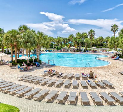 Amazing Pool area with Plenty of Chaise Loungers!