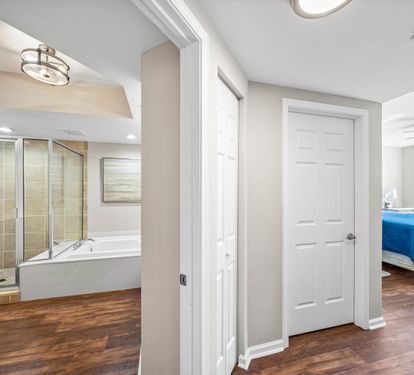 Primary Bedroom with Private Bathroom and Large Walk-In Closet