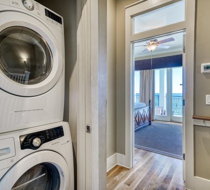 3rd Floor- Full-Size Washer & Dryer Conveniently Located off the Primary Bedroom