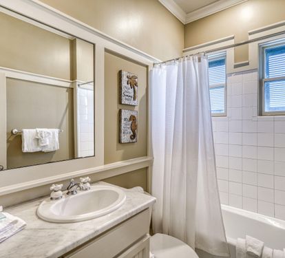 3rd Floor Ensuite Bathroom for the King Guest Bedroom with Bathtub/Shower Combination
