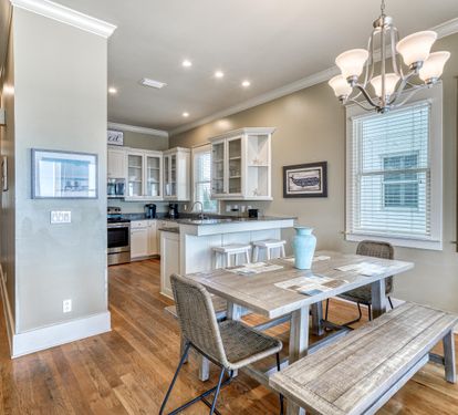 2nd floor kitchen & dining area.