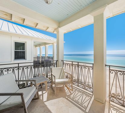 Private Balcony with Comfortable Seating and Amazing Views