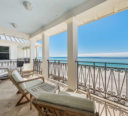 Private Balcony with Comfortable Seating and Amazing Views
