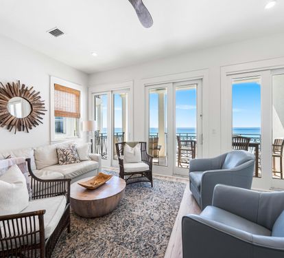 2nd Floor Living Room with Amazing Gulf Views!
