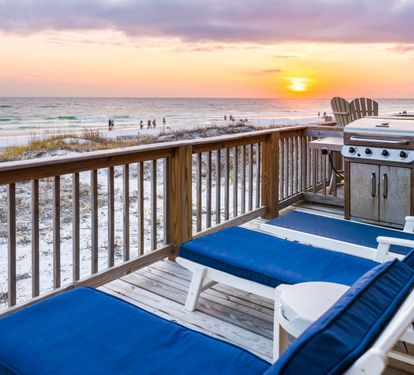 Grill, chill, and soak in the sunset!