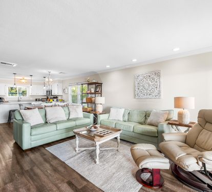 Comfy couches, big screen, zero worries