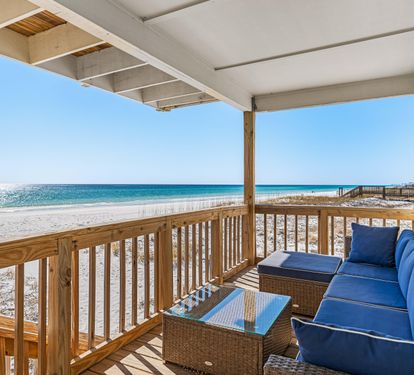 First floor seating for beach watching or star-gazing.