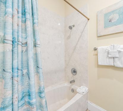 Private Bath with Shower/Tub Combo