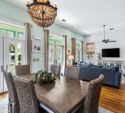 Hardwood floors throughout Sea Blessings.