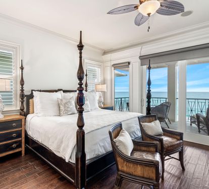 3rd Floor King Master Bedroom w/ Private Balcony and Large Private Master Bathroom