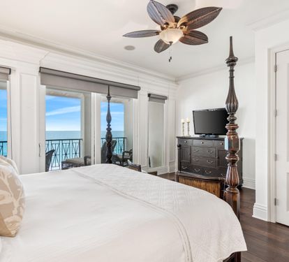 3rd Floor King Master Bedroom w/ Private Balcony and Large Private Master Bathroom