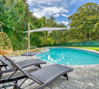 Large Private Pool Fenced In!!
