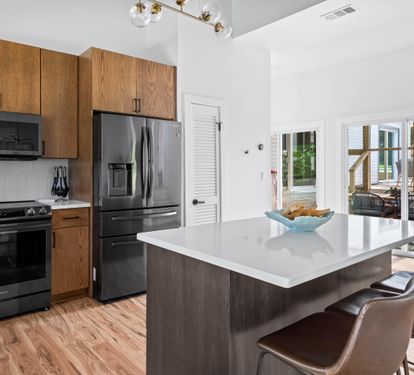 Brand new appliances and counter seating
