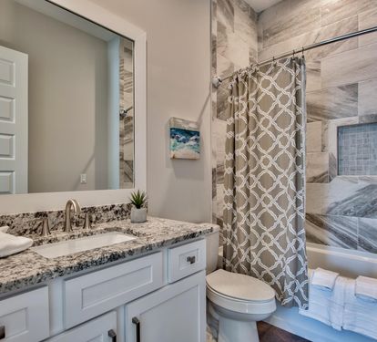 1st Floor Private King Bedroom w/ Shower/Tub Combo