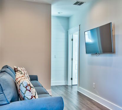2nd Floor- Wet Bar, Living Area w/ Flat Screen Television