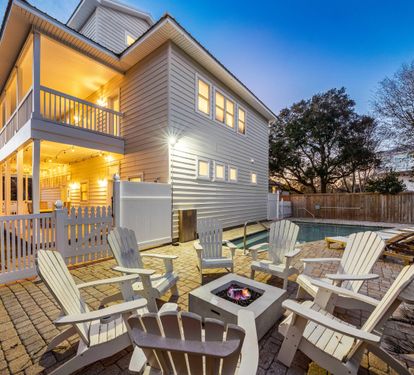Fire Pit, Private Pool, Completely Fenced in Back and Side yard.
