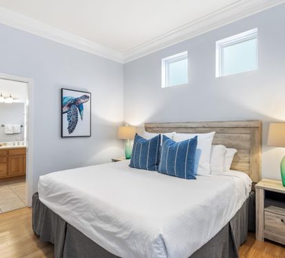 First Floor King Bedroom with Twin over Full En-suite Bath