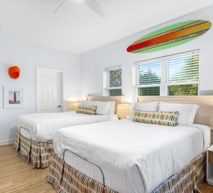 2nd Floor Double Queen Bedroom with Bunk (Twin over Full)
