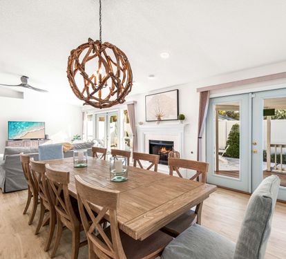 This Dining Table can Handle the Entire Group Seating 10!! Plus 3 More on the Kitchen Bar and a Pool View! Just Outside to the Covered and You Have a 6 Seat Table For Poolside Dining!!