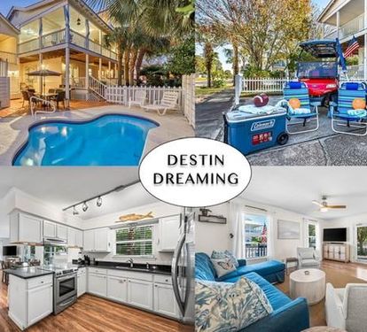 Located in the popular area of Crystal Beach in Destin.