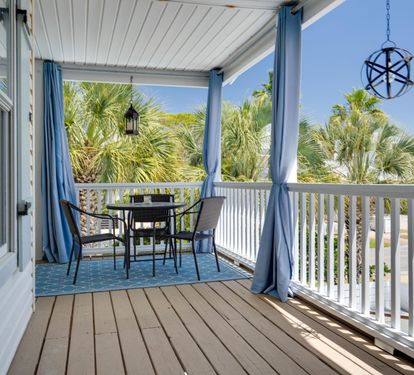 Second floor wrap around balcony
